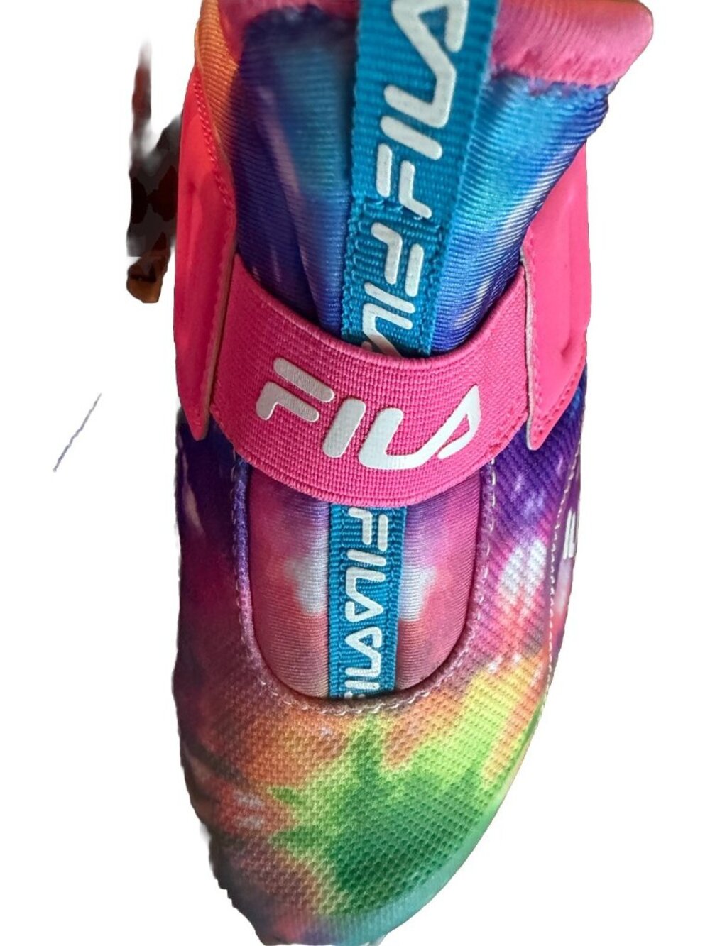 Fila Womens Tie Dye Slip On Sneakers Pink and Blue size 7 NEW! - Picture 6 of 6